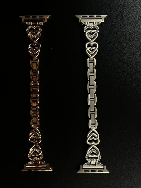 Pulseira Coração entrelaçado Luxo