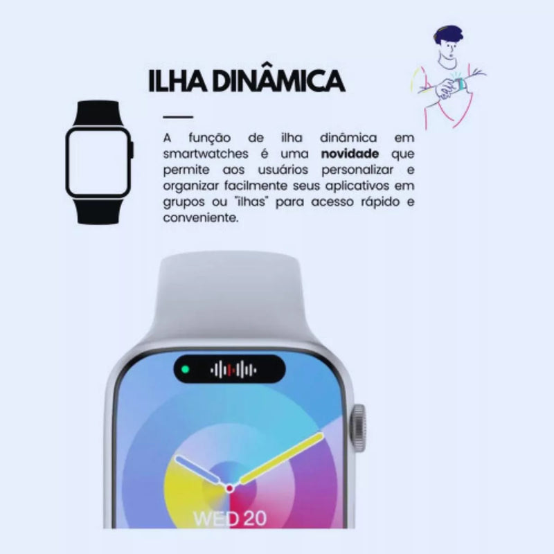 Smartwatch W29 Pro Series 9 Lançamento 2024 Original