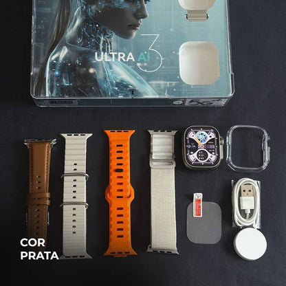 Watch Ultra Ai 3 - Amoled - 5G/Wifi - PRETO