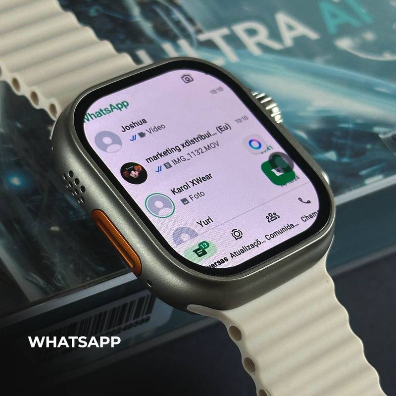 Watch Ultra Ai 3 - Amoled - 5G/Wifi - PRETO